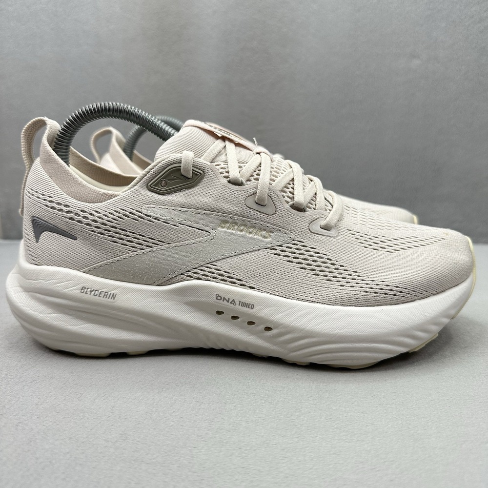 Brooks Glycerin 22 Womens Size 8.5 (B) Shoes Beige Athletic Running Sneakers